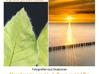 Baum und Wasserwelten 07-2022 Ausstellung in der Galerie "Alte Ziegelei" in Wiesenbach